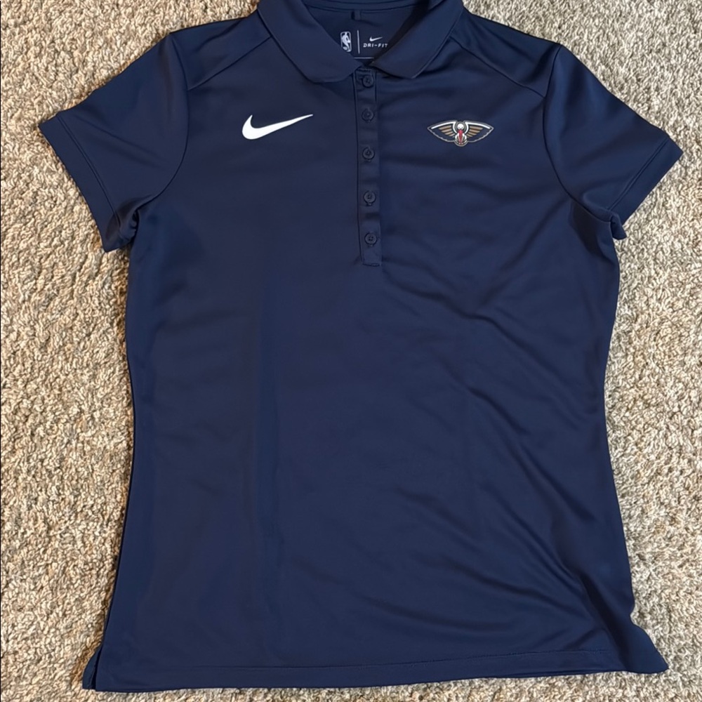 Nike Dark Blue Polo Shirt with Logo